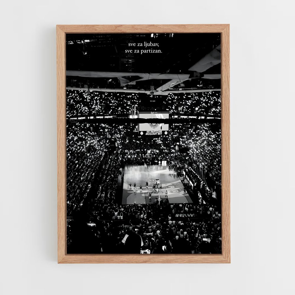 Poster L'Esprit de Partizan – affiche Basketball (vue 4)